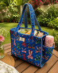Blue Bow Tote Bag