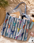 Lobster Stripe Cotton Quilted