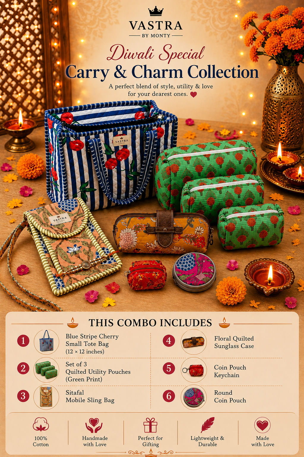 Diwali Gift Hamper By Vastra By Monty